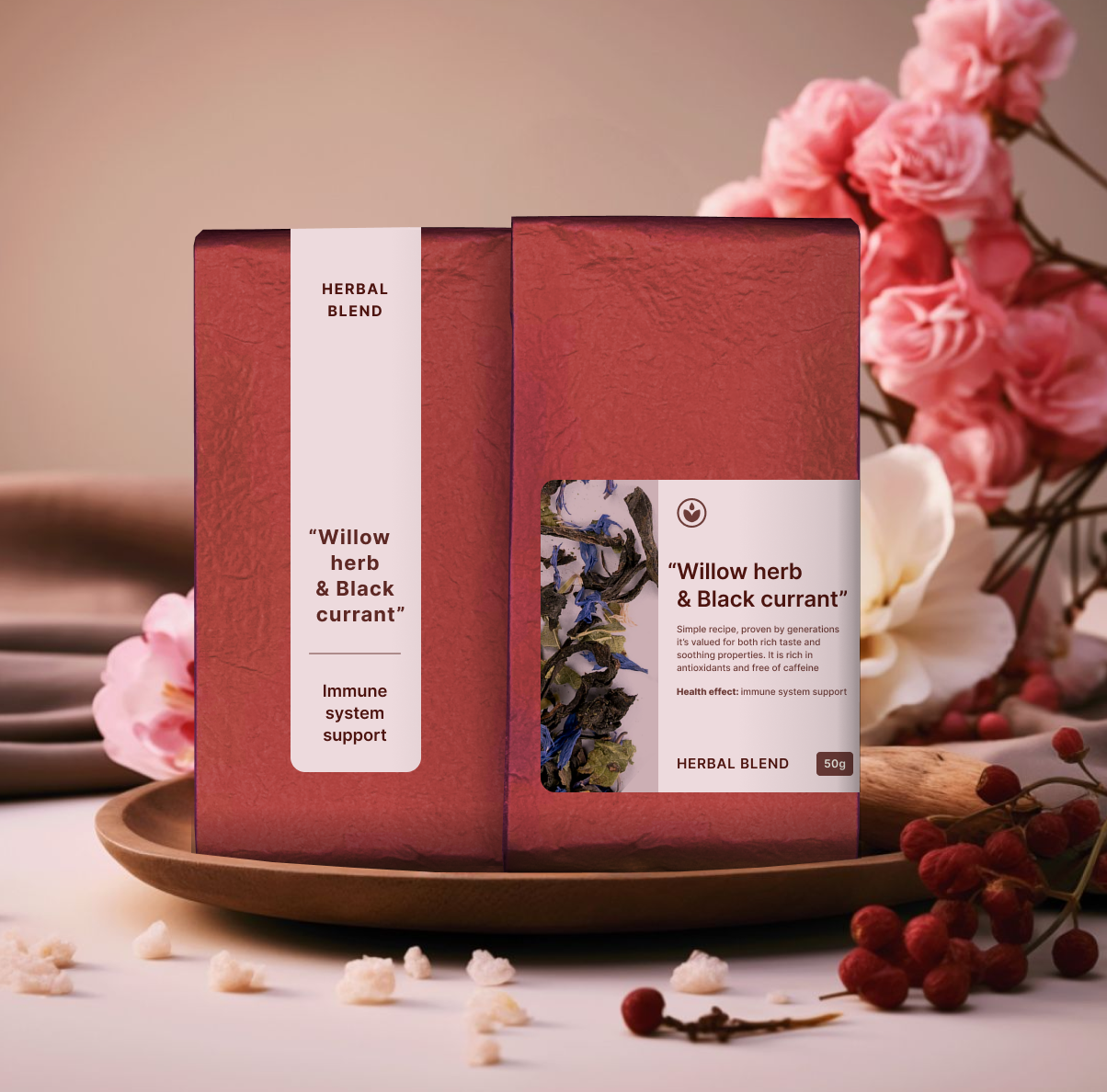 Herbal blend – “Willow herb & Black currant”